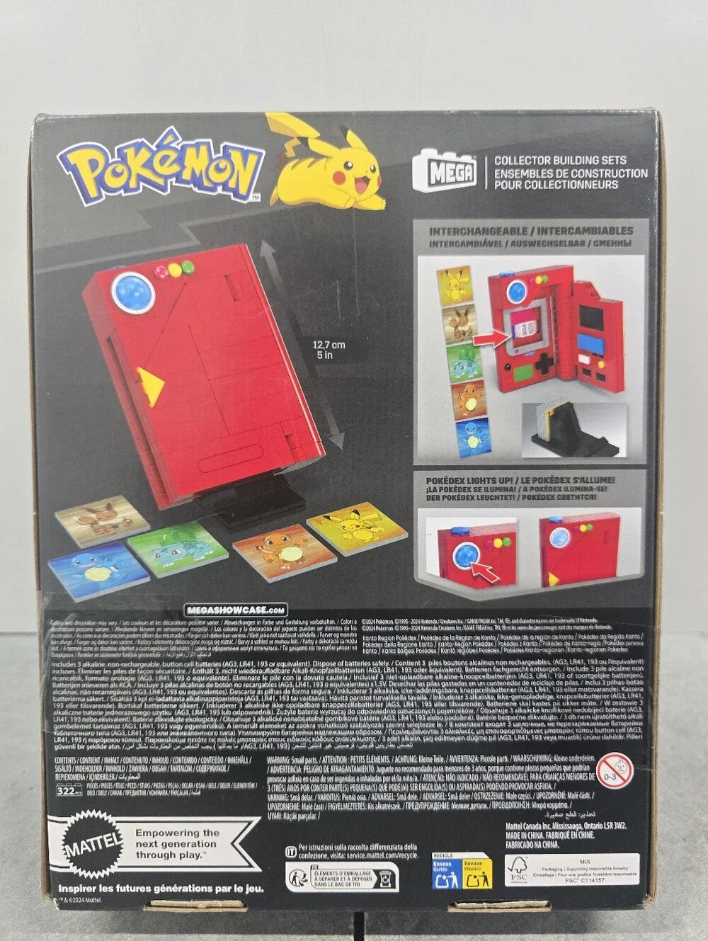 MEGA Pokémon Kanto Region Pokédex Building Kit